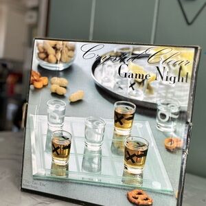 Crystal Clear Game Night Tic-Tac-Toe Shots Game